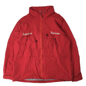 シュプリーム Supreme Taped Seam Jacket テープドシーム ジャケット トリプル3レイヤー レッド Triple Layer Waterproof 赤 L