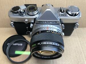 OLYMPUS OM-1 シルバー オリンパス フィルムカメラ MF一眼レフ　OM-SYSTEM G.ZUIKO AUTO-S 50mm f1.4 単焦点レンズ