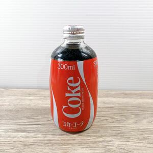 【未開封】 Coca-Cola コカコーラ コーラ 300ml ダルマボトル 瓶 ダルマ瓶 炭酸飲料 中身入り 当時物 現状品 昭和レトロ