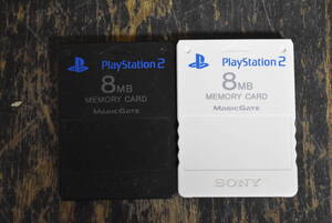 PS2メモリーカード8MB　2枚セット　