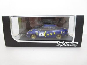 【即日発送】★ミニカー H26★ hpi 1/43 Subaru Legacy RS スバル・レガシィ #7 C.マクレー ラリー・ニュージーランド優勝 1993 H26 313