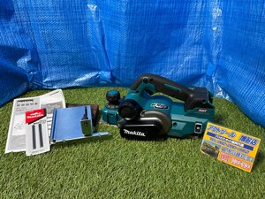 【美品】 makita マキタ　40V 82mm 充電式カンナ　KP001GZ 【博多店】 本体のみ　最大切削深さ：4mm　 ★ 替刃 付き★　店頭同時販売品