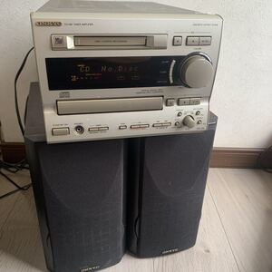 ONKYO システムコンポMD/CD/TUNER スピーカー(299)