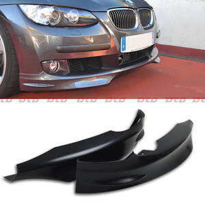 [在庫品] BMW 3シリーズ E92 E93 ノーマル用 フロントスプリッター スポイラー ABS 素地 塗装なし 2007-2009 前期 OE TYPE