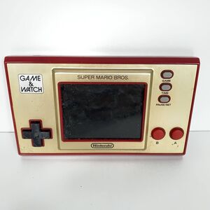 動作OK　Nintendo GAME & WATCH SUPER MARIO BRCS. ゲームウォッチ スーパーマリオ ブラザーズ HXA-001 任天堂ゲーム