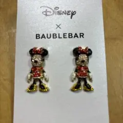 【日本未発売】 Disney × Baublebar コラボ ミニーピアス