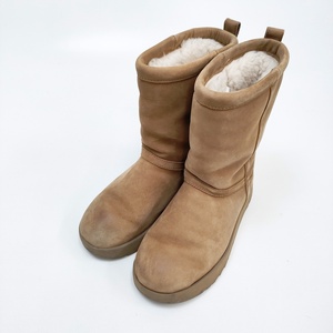 4-1125A◎UGG ムートンブーツ サイズ24cm f27118g ブーツ ブラウン アグ 248110