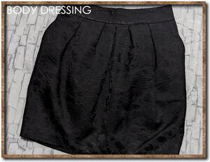 美品！！☆BODY DRESSING Deluxe　ボディドレッシングデラックス　ジャガードスカート　黒☆