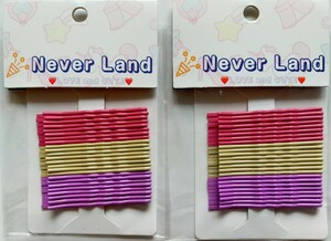 48本セット★ヘアピン 髪留め 24本×2セット Never Land