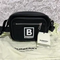 Burberry  ショルダーバッグ  Paddy ロゴ ナイロン 牛革