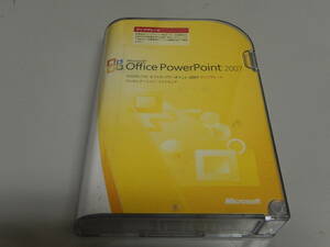 Microsoft Office PowerPoint 2007 アップグレード　製品版　PC-089