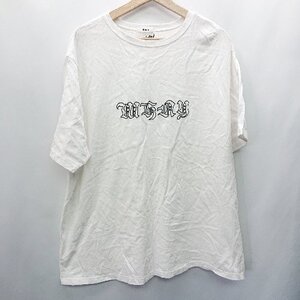 ◇ ⊂ Whinny ホワイニー 半袖 Tシャツ サイズF ホワイト レディース E