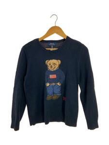 POLO RALPH LAUREN◆セーター(厚手)/-/コットン/NVY