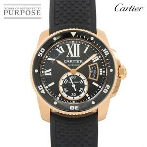 カルティエ Cartier カリブル ドゥ カルティエ ダイバー W7100052 メンズ 腕時計 デイト K18PG 自動巻き Calibre de Cartier 90248558