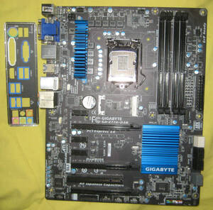 GIGABYTE GA-Z77X-D3H LGA1155 ATXマザーボード IOパネル付属 動作確認済み