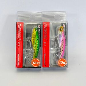 メガバス オニマル 鬼丸 12g 2個セット 未開封品 G PINK IWASHI & G GOLD LIME ONIMARU MEGABASS サーフ シーバス