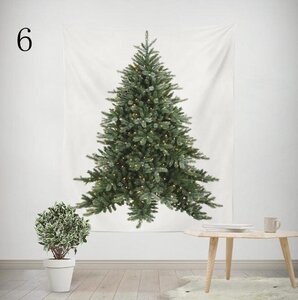 クリスマス タペストリー クリスマスツリー 場所を取らない 大判150×100cm 壁掛け 1枚 飾り付け