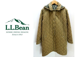 ●L.L.BEAN L.L.ビーン レディースキルティングロングコートXS/AA