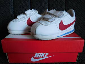 USED★NIKE CORTEZ BASIC SL（TDV）ナイキ レザーコルテッツ★US-６ 12cm