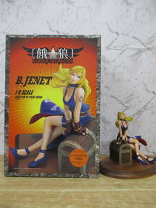 j3-5（B.ジェニー 1/8スケール）B.JENET 餓狼 MARK OF THE WOLVES エポック社 コールドキャスト完成品 フィギュア 現状渡し