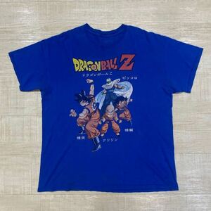 ドラゴンボールZ Tシャツ RIPPLE JUNCTION ブルー DB DBZ 孫悟空 孫悟飯 クリリン ピッコロ 半袖 古着