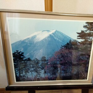 富士山と連山涸沢？　写真　2枚