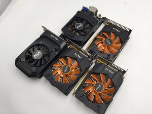 ♪▲【ZOTAC 他】NVIDIA GeForce GTX 750 Ti 2GBGDDR5 128bit グラフィックボード 部品取り 5点セット まとめ売り 1219 13