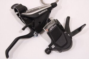 ●SHIMANO シマノ SL-M3000 ACERA/ST-EF65 3x9s シフトレバー/右ブレーキレバー セット ※難あり