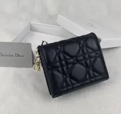 Christian Dior 二つ折り財布 黒