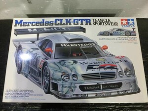 T【U4-66】【80サイズ】▲未組立/TAMIYA タミヤ 1/24 メルセデス CLK-GTR/プラモデル レーシングカー