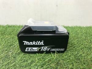 【未使用品】makita(マキタ) 18V6.0Ahリチウムイオンバッテリー残量表示付 BL1860B (A-60464) ITQ7PKG665W0