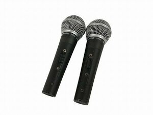 SNG64246小 SHURE シュア SM58 ダイナミックマイク 2本セット 直接お渡し歓迎