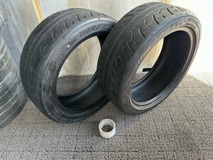 225/45R18 91W 2本 ダンロップ DUNLOP DIREZZA Z3【中古/埼玉より発送】