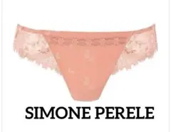 タイムセール❤︎SIMONE PERELE ❤︎豪華レースソング　サーモンオレンジM