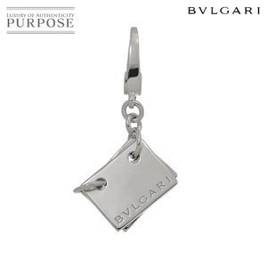 ブルガリ BVLGARI メモ チャーム K18 WG ホワイトゴールド 750 ペンダント トップ Charm 90247459