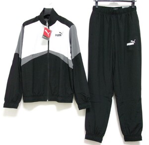 新品★PUMA★プーマ★レトロウーブントラックスーツ★CB Retro Suit Woven cl★上下セット★M★ブラック★軽量