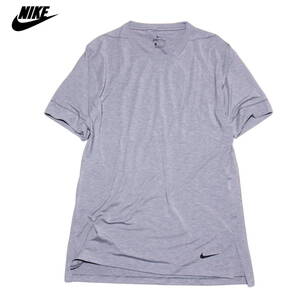 【新品】ナイキ トランセンド 半袖 Tシャツ【056：灰】S NIKE RUN ドライフィット 高機能 ランニング マラソン ジョギング トレーニング