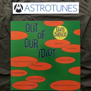 傷なし美盤 良ジャケ レア盤 1987年 英国盤 オムニバス LPレコード Out Of Our Idiot: Elvis Costello エルヴィス・コステロ Compilation