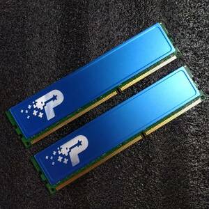 【中古】DDR3メモリ 16GB[8GB2枚組] Patriot PSD316G1600KH [DDR3-1600 PC3-12800]