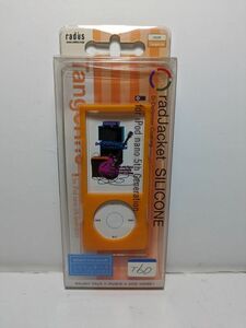 T60　新品 ラディウス iPod nano 第5世代　シリコンケース(タンジェリン) RA-SC151T