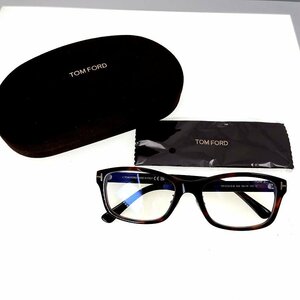 【美品】TOM FORD トムフォード EYEWEAR アイウェア メガネ アジアンモデル ブルーライトカット TF5724-D-B 052[225006