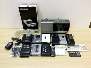 ★1円スタート　オーディオ機器　16点まとめ　SONY　Panasonic　他　MD　SONY　WALKMAN　ラジオ　★ジャンク品