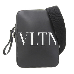 ヴァレンティノ VALENTINO ショルダーバッグ VLTN レザー ブラック 5Y2B0943WJW 中古 新入荷 OB2105