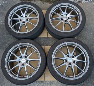 RAYS G25 ボルクレーシング 18インチ 8.5+35 114.3/5H レイズ 鍛造アルミホイール VOLKRACING 245/40R18