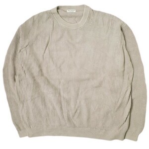 BEAUTY＆YOUTH UNITED ARROWS ビューティーアンドユース クリスプ アゼ フォルム ニット 1213-199-3808 L ナチュラル セーター g13586