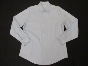 L2403【ZARA/ザラ】長袖シャツ/SLIM FIT/XL/水色・ライトブルー系/ザラメン/ザラマン/USED