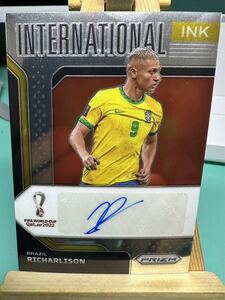 15.2022 Panini Prizm World Cup Richarlison Auto 直筆サインカード リシャルリソン