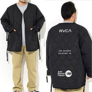 美品 Lサイズ◎RVCA ルーカ ライニングキルティングジャケット メンズ 防寒