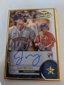 Topps Gold Label2022 JAKE MEYERSジェイクマイヤーズ　HOUSTON ASTROS額入り直筆サインカード