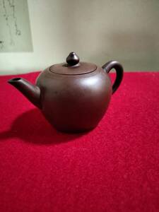 ☆　中国　古玩　唐物　紫砂　萬豊製　茶壺　茶注　急須　煎茶　玉露　検/ 中国茶　朱泥　紫泥　☆